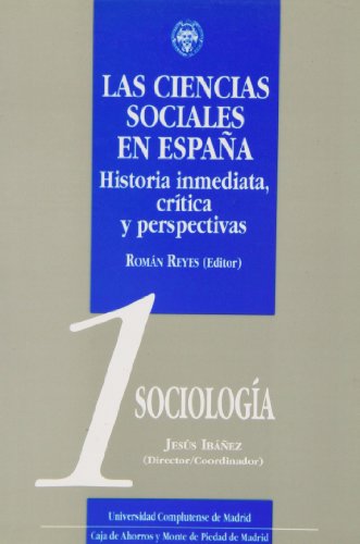 Imagen de archivo de Ciencias Sociales en Espaa. 01. Sociologa a la venta por Hamelyn