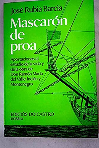 Stock image for Mascaro?n de proa: Aportaciones al estudio de la vida y de la obra de Don Ramo?n Mari?a del Valle Incla?n y Montenegro (Ensaio) (Spanish Edition) for sale by Iridium_Books