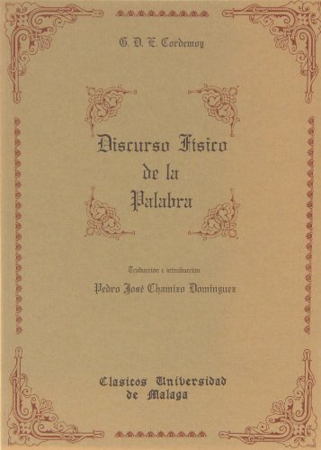 Imagen de archivo de DISCURSO FISICO DE LA PALABRA a la venta por Iridium_Books