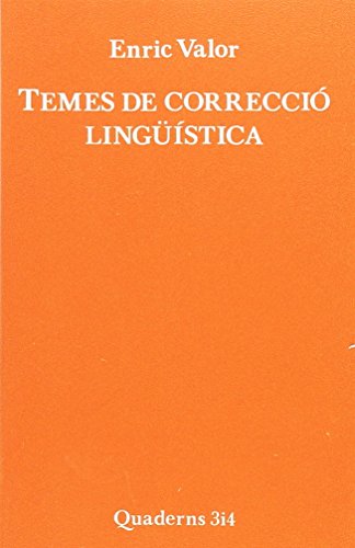 9788475020914: TEMES DE CORRECCIO LINGUISTICA