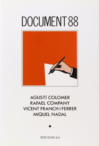 Imagen de archivo de Document 88 a la venta por Hilando Libros