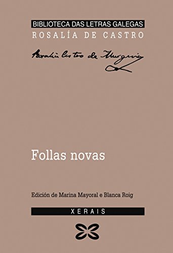 Stock image for Follas Novas Castro, Rosala de for sale by Hamelyn