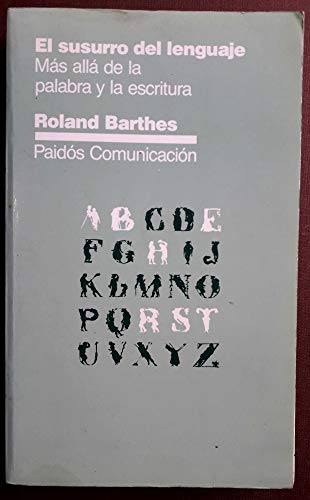 Imagen de archivo de El susurro del lenguaje / the Rustle of Language (Spanish Edition) a la venta por Iridium_Books