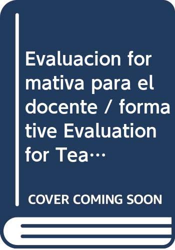 Imagen de archivo de EVALUACIN FORMATIVA PARA EL DOCENTE a la venta por Libreria HYPATIA BOOKS