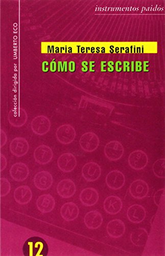 Como Se Escribe (Paperback) - María Teresa Serafini