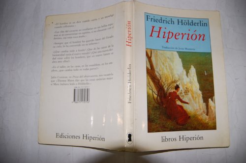 9788475170756: Hiperión o El eremita en Grecia: novela (Libros Hiperión)
