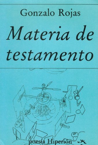 9788475172583: Materia de testamento (Poesa Hiperin) (Spanish Edition)