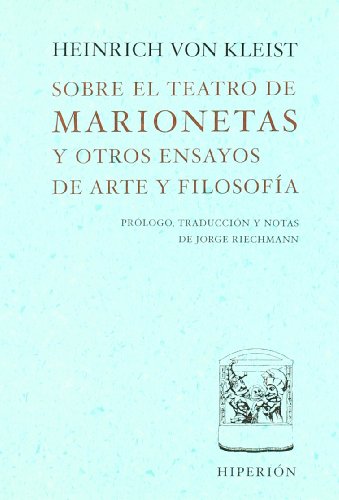 Stock image for SOBRE EL TEATRO DE MARIONETAS Y OTROS ENSAYOS DE ARTE Y FILOSOFIA. for sale by KALAMO LIBROS, S.L.