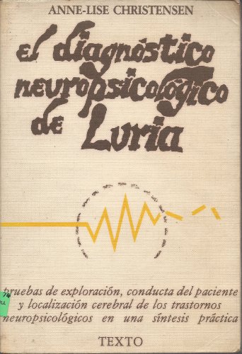 Beispielbild fr El Diagnstico Neuropsicolgico de Luria zum Verkauf von Hamelyn