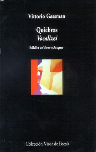 Imagen de archivo de QUIEBROS VOCALIZZI a la venta por KALAMO LIBROS, S.L.