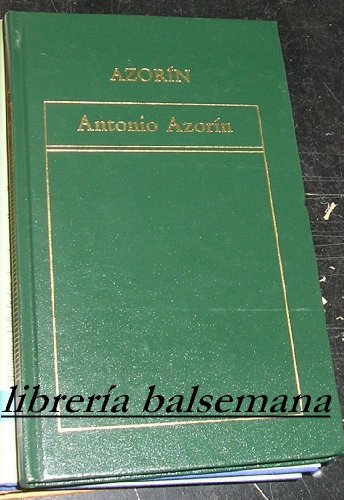 Antonio AzorÃ­n (9788475300795) by AzorÃ­n