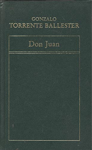 9788475301037: Don Juan. Novela.