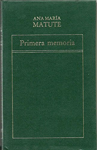 9788475301082: Primera memoria