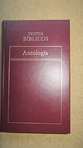 9788475301198: ANTOLOGA. TEXTOS BBLICOS