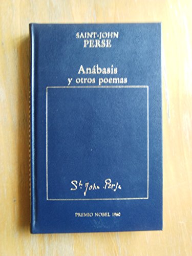 9788475301471: Anabasis Y Otros Poemas