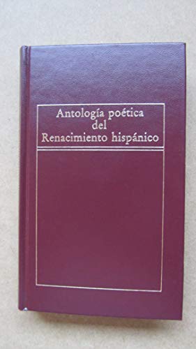 Imagen de archivo de Antologa Potica Del Renacimiento Hispnico a la venta por Hamelyn