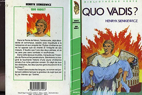 9788475302843: QUO VADIS-A TALE OF THE TIME OF NERO