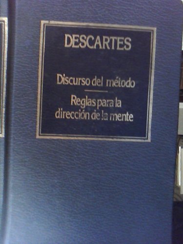 Beispielbild fr Discurso del Metodo - Reglas de La Direccion Descartes, Rene zum Verkauf von VANLIBER