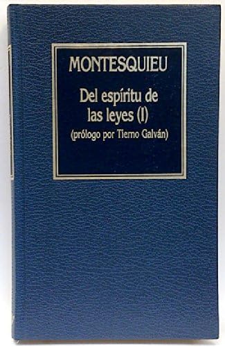 Imagen de archivo de Del espritu de las leyes (II) a la venta por medimops