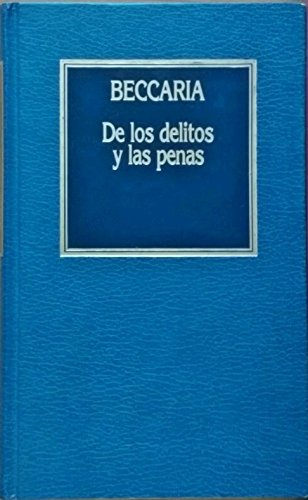 Stock image for DE LOS DELITOS Y LAS PENAS for sale by Librera Rola Libros