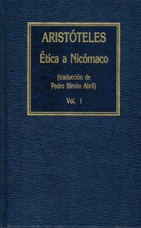 9788475308845: Etica a Nicmaco. Vol. I