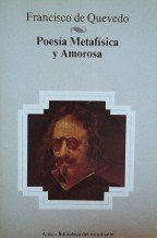 9788475510613: Poesia metafisica y amorosa