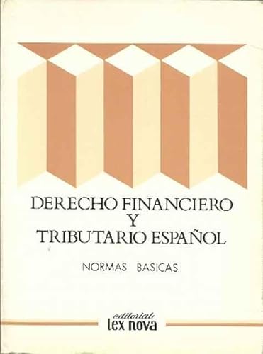 9788475573328: Derecho tributario y financiero español: Normas básicas (Spanish Edition)