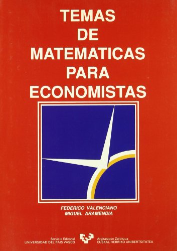 9788475853376: Temas de matemticas para economistas