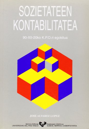 Imagen de archivo de Sozietateen Kontabilitatea a la venta por medimops