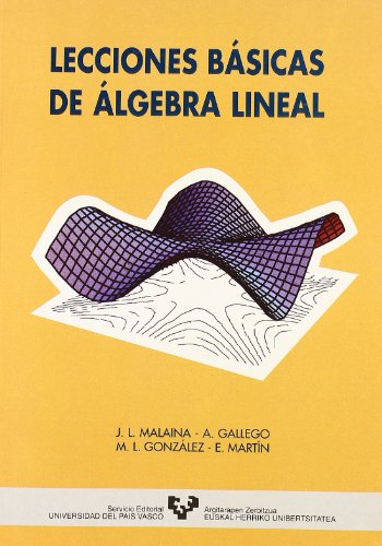 Lecciones básicas de álgebra lineal