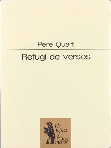 Imagen de archivo de REFUGI DE VERSOS a la venta por Zilis Select Books