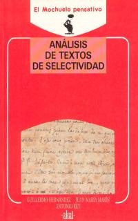 Beispielbild fr Anlisis de Textos de Selectividad.: 18 zum Verkauf von Hamelyn