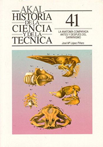 Imagen de archivo de LA ANATOMIA COMPARADA ANTES Y DESPUES DEL DARWINISMO a la venta por Librera Races