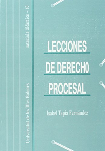 9788476324202: Lecciones de derecho procesal: Introduccin: 060 (Materials Didctics)