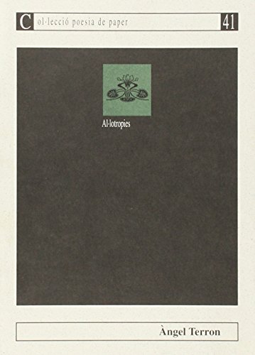 Imagen de archivo de Al lotropies (Poesia de paper, Band 41) a la venta por Buchpark