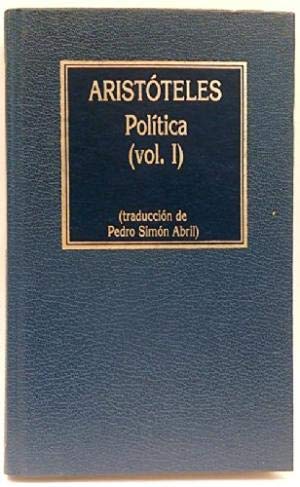 Imagen de archivo de Poltica. (vol.i) a la venta por RecicLibros