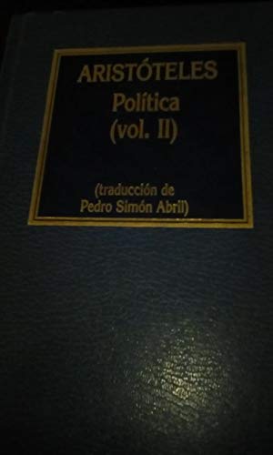 Beispielbild fr Politica (2 vols.) zum Verkauf von medimops