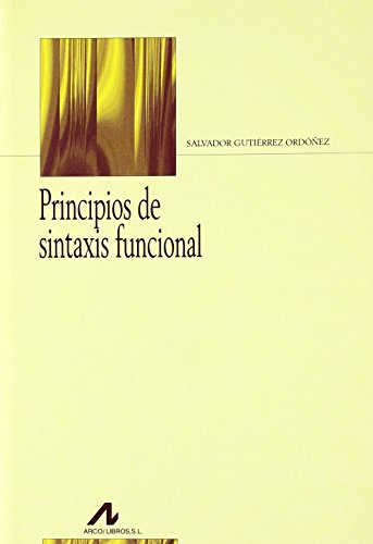 Principios de sintáxis funcional.