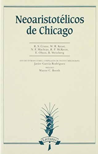 Stock image for NEOARISTOTLICOS DE CHICAGO for sale by KALAMO LIBROS, S.L.