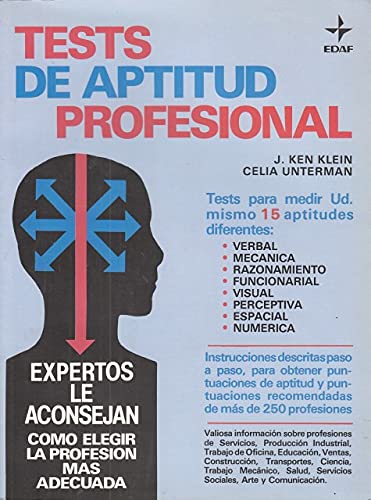 9788476400494: Tests de aptitud profesional