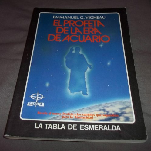 Stock image for el profeta de la era de acuario emmanuel vigneau edaf for sale by LibreriaElcosteo