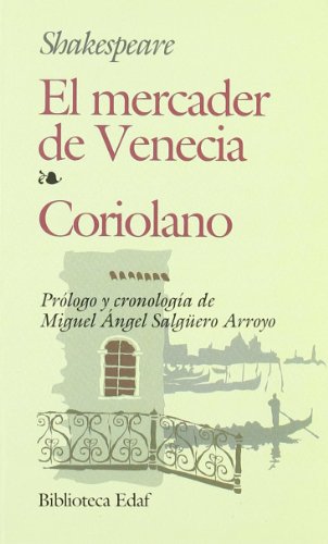 9788476406557: Mercader De Venecia, El-Coriolano (Biblioteca Edaf)