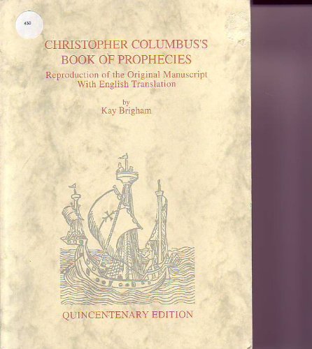9788476454770: Christopher Columbus's Book of Prophecies: Reproduction of the Original Manuscript With English Translation