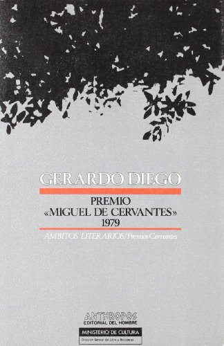 Stock image for Gerardo Diego Premio Miguel Cervantes 1979 for sale by Hamelyn