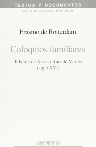 Stock image for COLOQUIOS FAMILIARES ROTTERDAM, ERASMO DE for sale by Iridium_Books