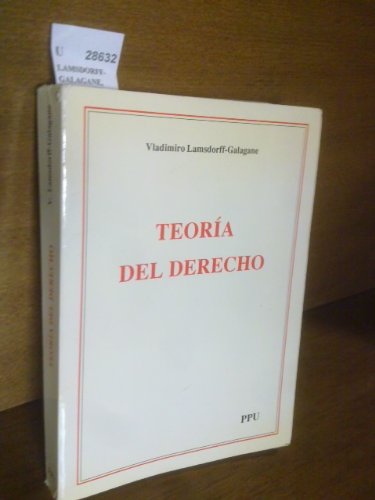 Imagen de archivo de Teori?a del derecho (Spanish Edition) a la venta por Iridium_Books