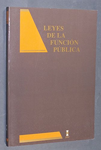 Imagen de archivo de Leyes de la funci?n p?blica a la venta por AG Library