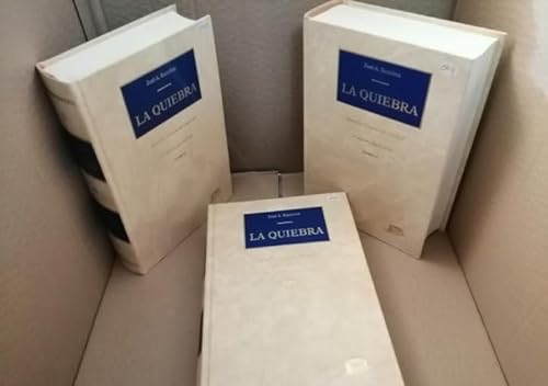 Stock image for LA QUIEBRA.DERECHO CONCURSAL ESPAOL. 3 TOMOS for sale by Iridium_Books