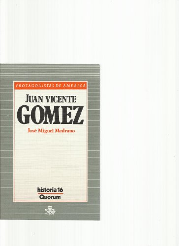 Stock image for Juan Vicente Gmez for sale by Hamelyn