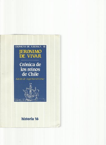 Beispielbild fr Cr?nica de los reinos de Chile zum Verkauf von Agapea Libros